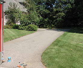 Driveway Before 1